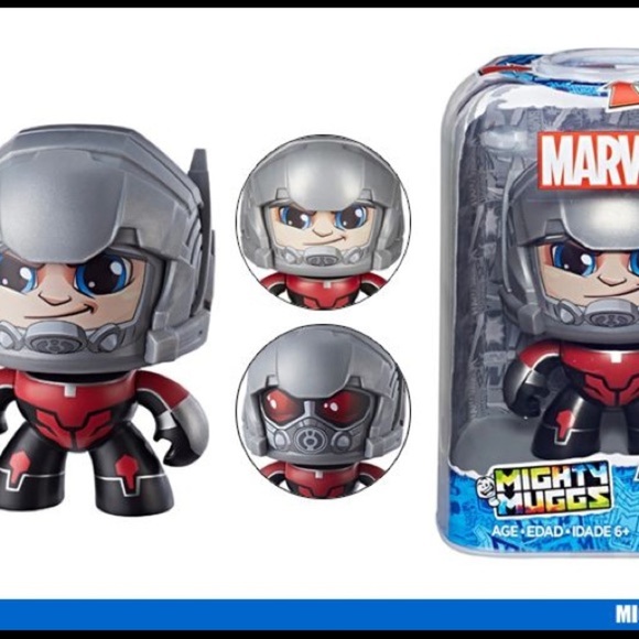 NWT MIGHTY MUGGS Marvel’s Ant-man Interchangeable Action Figure Toy Grey OS - Picture 1 of 8